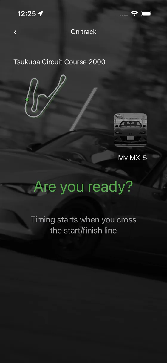 Waiting to go on track